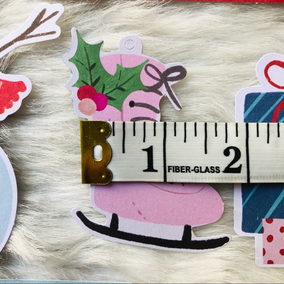 Cute & Cozy Christmas Ephemera Tags 13 pc - Picture 9 of 11